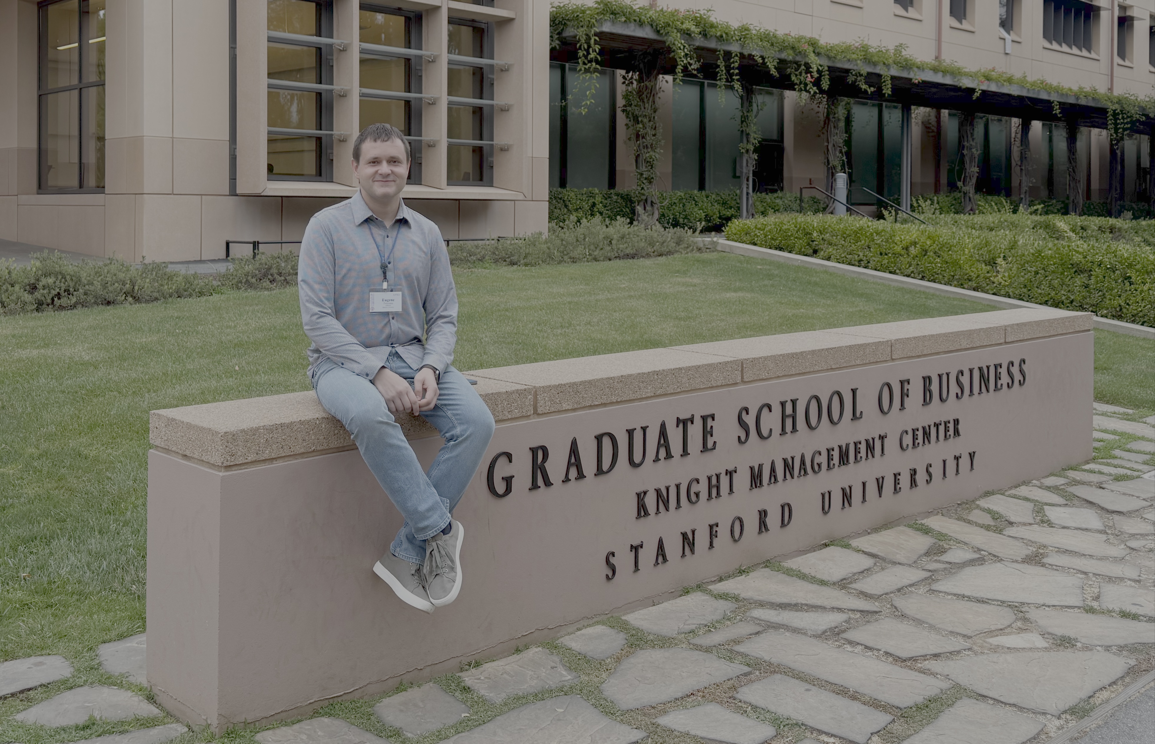 Eugene at the Stanford Graduate School of Business